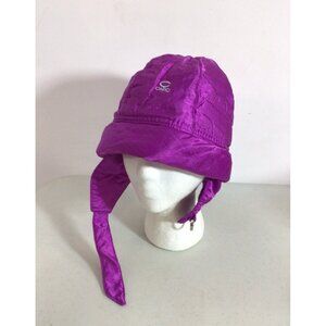 Capo Purple Winter Ski Hat Ear Flaps Aspen Womens Medium